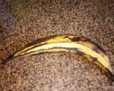 A picture of step 1 of Breakfast leftover eggplants curry and plantain#Author marathon.