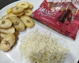 Foto langkah ke 1 dari resep Roti Panggang Coklat Pisang Keju.