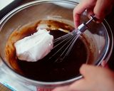 A picture of step 8 of Fluffy Chocolate Chiffon Cake.