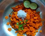 A picture of step 1 of Raw Turmeric Pickle.