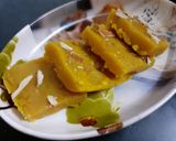 A picture of step 4 of (Yummy)चना दाल की बर्फी☺.