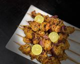 A picture of step 9 of Lemon shish tawook.