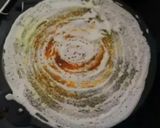 A picture of step 3 of Crispy masala dosa.