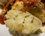 Foto del paso 7 de la receta: Ñoquis caseros rellenos de mozzarella con salsa de tomate y champiñones🍄