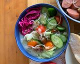 Hình bước làm 2 của món Bánh Mì Chảo