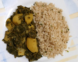 Foto del paso 12 de la receta: Saag Aloo. Patatas con espinacas