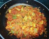 A picture of step 7 of Paneer bhurji masala maggi 😋❤️.