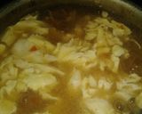 A picture of step 5 of Hot and sour soupe.