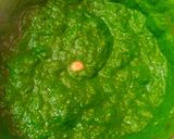 A picture of step 1 of Methi chaman.