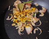A picture of step 3 of Prawns Pulao.