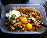 Foto del paso 1 de la receta: Pudín aromático de sobras de arroz con hortalizas