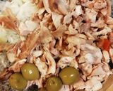 Foto del paso 2 de la receta: Ensalada de fideos tirabuzón Mar y Tierra 🐟+🐔