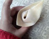 A picture of step 4 of Chicken Wontons.