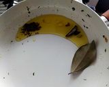 A picture of step 4 of Methi Malai matar.