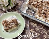 A picture of step 4 of Eid ul Fitr Special Bread Banana Pudding.