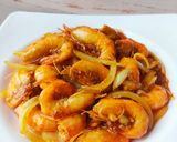 Foto langkah ke 8 dari resep Udang Saus Mentega.
