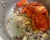 A picture of step 4 of Butter Chicken.
