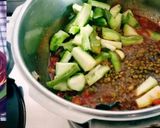 A picture of step 3 of Tasty mung bean turai masaledar sabji.