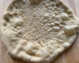 A picture of step 5 of Artichoke, Sun-dried Tomato, and Goat Cheese Pizza.