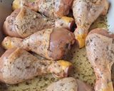 Une image de l'étape 1 de Pilons de Poulet Miel-Citron-Thym Laqués et Fondants.
