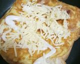 Foto langkah ke 4 dari resep Roti Bakar Telur Sosis.