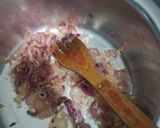 A picture of step 3 of Sausage pilau.
