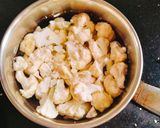 A picture of step 1 of Cauliflower fried rice (Gobhi fried rice).