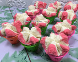 Foto langkah ke 7 dari resep Bolu kukus mekar tanpa soda anti gagal (hanya mixer 5menit).