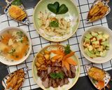 Hình bước làm 8 của món Cơm nhà với các món từ khoai tây