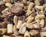 A picture of step 8 of Creamy Cajun Chicken Sausage Pasta.