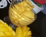 A picture of step 8 of Mango ice cream.