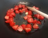 A picture of step 1 of Cavatelli with Chickpeas and Prawns.