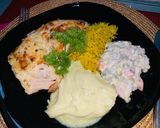 Tejszínes-sajtos rakott csirkemell recept fázis 7 fotója
