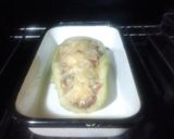 Foto del paso 7 de la receta: Zucchini relleno de carne, aceitunas negras y pimientos al gratín