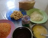 Foto langkah ke 1 dari resep Roti Gulung Goreng Isi Pisang Coklat Keju.