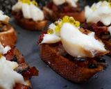 Foto del paso 8 de la receta Pincho de tomate seco, portobello y bacalao confitado