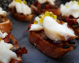 Foto del paso 8 de la receta: Pincho de tomate seco, portobello y bacalao confitado