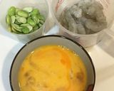 蝦仁毛豆炒蛋的食譜步驟1照片