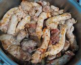 Foto del paso 6 de la receta: Harina de maíz a la Mantequilla con Menudos de Pollo Picante