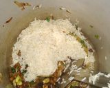 A picture of step 4 of Kala chana pulao.