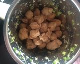 A picture of step 3 of Soyachunks kebabs.