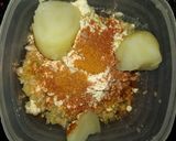 A picture of step 2 of Bottle ground kofta in curry.