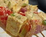A picture of step 5 of Paneer tikka.