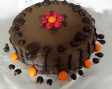 A picture of step 14 of Chocolate Biscuit Cake.