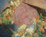 A picture of step 2 of Veg fried Rice.