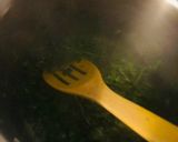 A picture of step 1 of Methi Malai Matar.