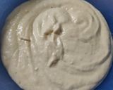 A picture of step 1 of Holi special Dahi Bhalle with Smokey effect.