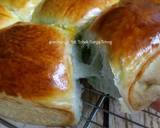 Roti Sobek Bunga Telang langkah memasak 17 foto