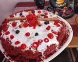 A picture of step 7 of #cook pad India#Velvet Sponge Beetroot Ragi Red cake#.