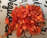 Une image de l'étape 3 de Courgette jaune farcie pancetta tomates emmental aux épices et origan (recette plancha).